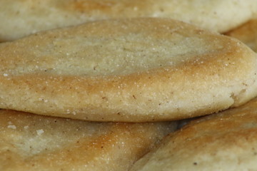 Cornmeal bread loafs - Mchadi from Georgian cuisine