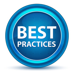 Best Practices Eyeball Blue Round Button