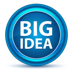 Big Idea Eyeball Blue Round Button