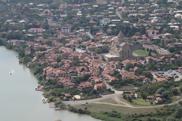 Old town Mtskheta in Georgia