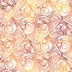 Ethnic ornamental colorful seamless pattern