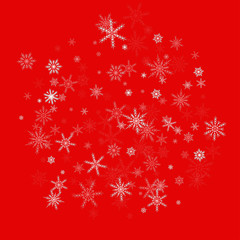 Snow falling background.