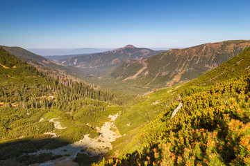 Naklejka premium Mountain landscape at autumn, the area of Rohace in Tatras National Park, Slovakia, Europe.