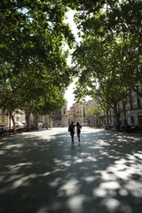 Promenade sur les ramblas de Figueres