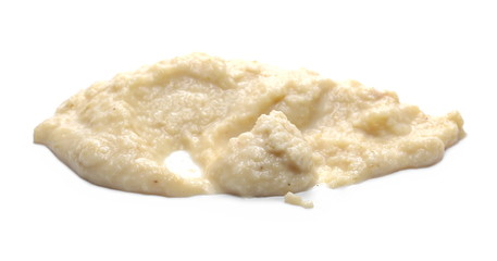 Horseradish sauce isolated on white background