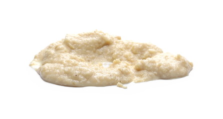 Horseradish sauce isolated on white background