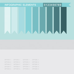 Infographic elements arrows,signs,bars, buttons,borders etc.  Vector illustration © antoniu