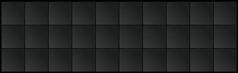 Black Squares Abstract Header