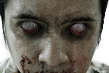Scary zombie eyes