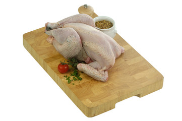 Poulet prêt à cuire