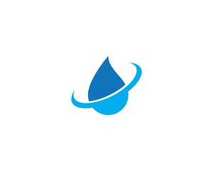 water drop Logo Template