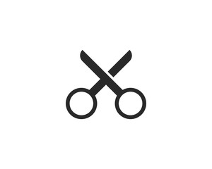 Scissor icon ilustration vector