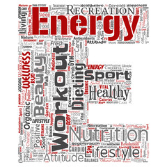 Obraz premium Vector conceptual healthy living positive nutrition sport letter font word cloud isolated background. Collage of happiness care, organic, recreation workout, beauty, vital healthcare spa concept