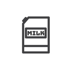 Milk vector icon