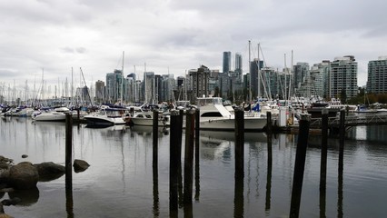 Fototapeta na wymiar Vancouver - Coal Harbor