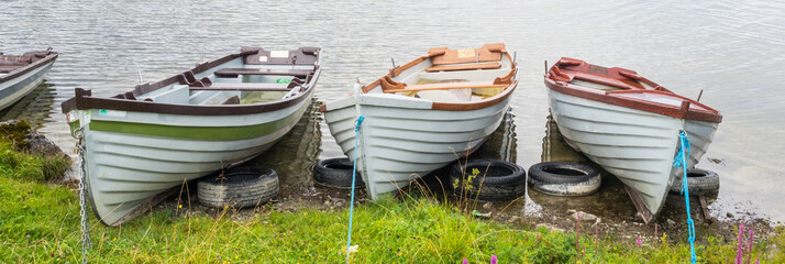 Rowing Boats Near Kilbeg Pier in Ireland © David_Steele