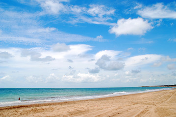 PAISAJE. PLAYA EN CHIPIONA, CÁDIZ
