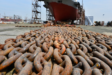 Anchor rope and chain