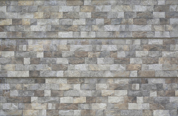 Modern grey stone tile texture brick wall