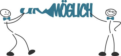 Strichmännchen...unmöglich - möglich