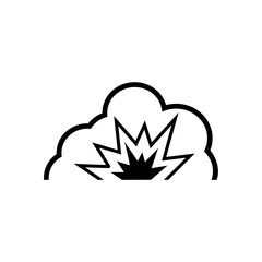 Fototapeta premium Explosion Icon , logo on a white background