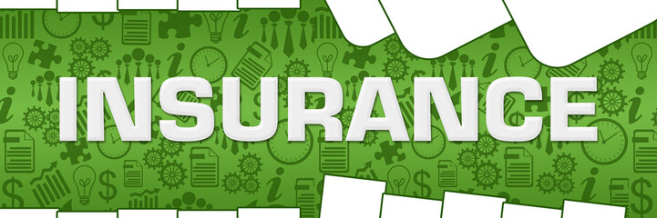 Insurance Business Texture Green Horizontal 