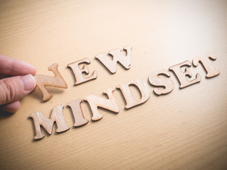 Self Development Motivational Words Quotes Concept, New Mindset
