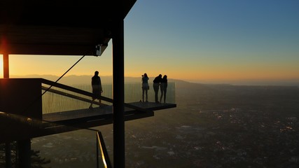 aussichtsplattform karren, vorarlberg in österreich