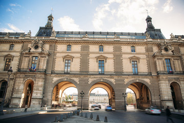 Building in centre of paris. suun weather