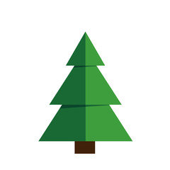 New year tree illustaration