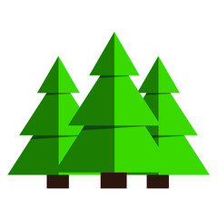 Christmas tree vector illustration