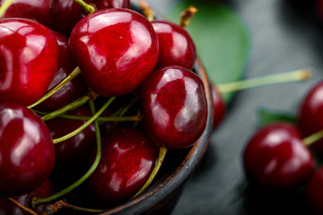 sweet cherry closeup
