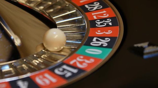 Casino theme. High contrast image of casino roulette