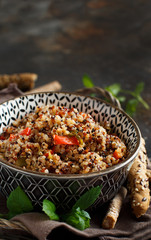 Tricolor Quinoa and Vegetables  stew