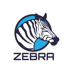 zebra logo for your business, vector illustration © hanahu