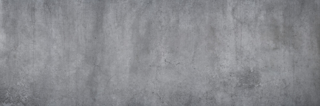 Texture of old gray concrete wall for background