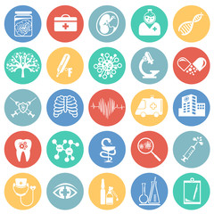 Medical icons set