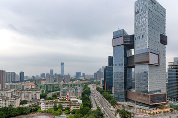 Fototapeta na wymiar New Tencent Building, Shenzhen