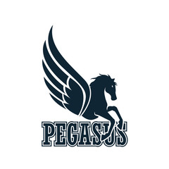 pegasus logo for your business, vector illustration