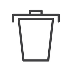 Garbage vector icon