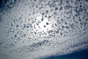 Сumulus with the sun