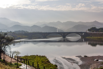 Old bridge on Meizhou River