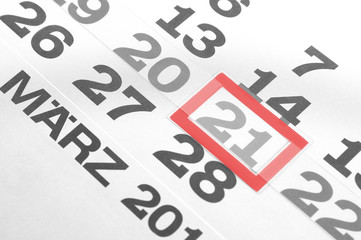 calendar concept