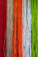 Colorful rope for decoration background