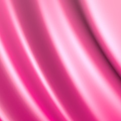 Smooth elegant pink silk or satin texture. Luxurious valentine day background design.