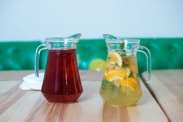 assortment of drinks