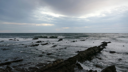 平磯海岸　白亜紀層