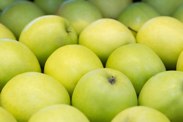green apples close up shop