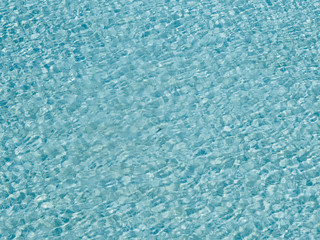 blue water in pool closeup texture