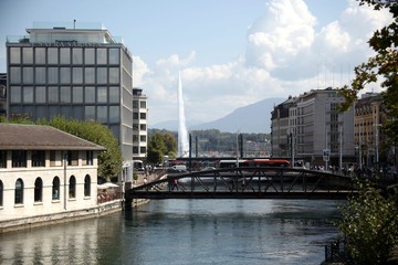 Switzerland. Geneva. Channel 2